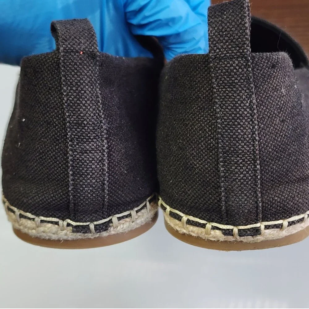 Tommy Bahama Selena Black Espadrilles Flat Shoes,  Size 9‎